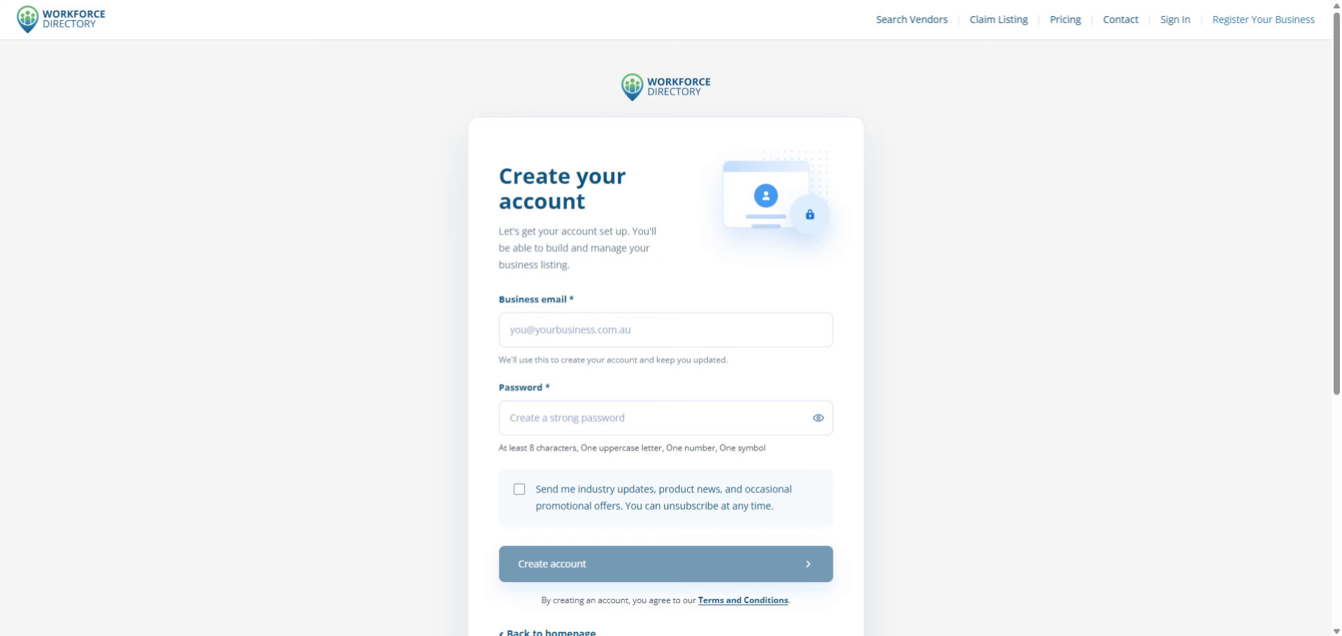 Step 2: Review the registration process