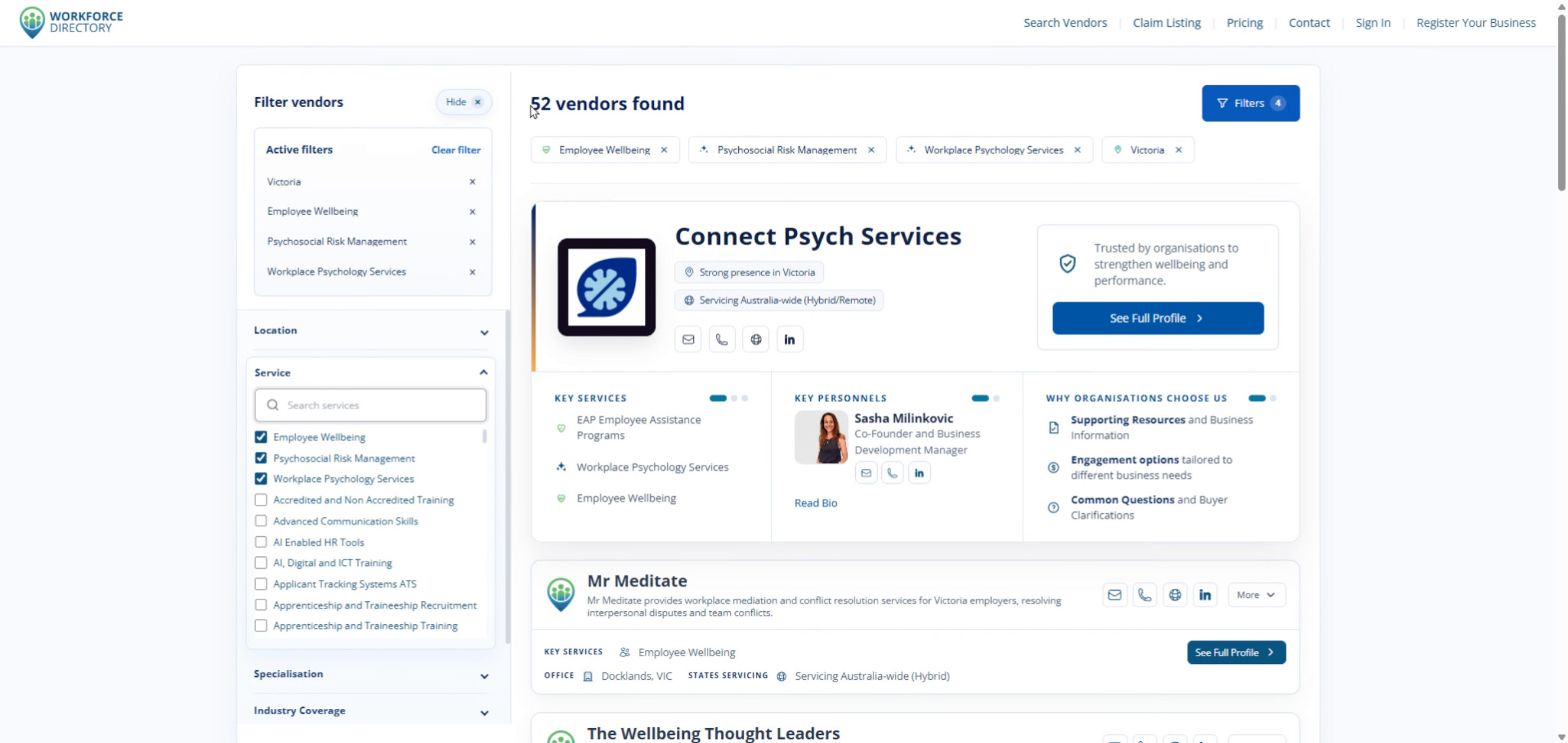 Step 9: Refresh vendor listings